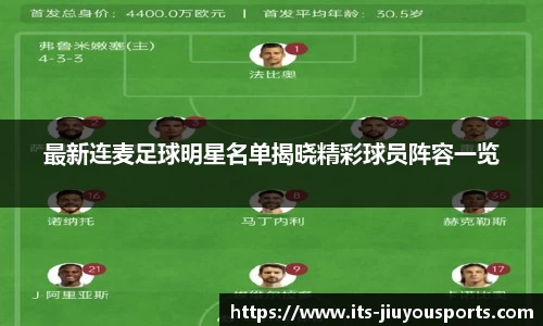 最新连麦足球明星名单揭晓精彩球员阵容一览